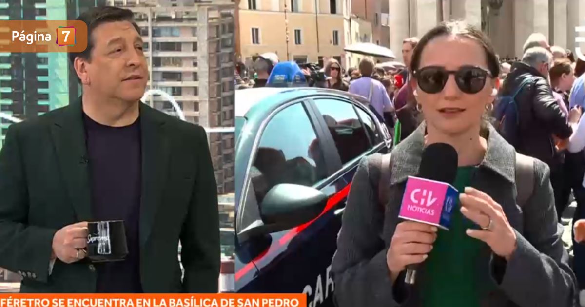 Andrea Aristegui reaccionó a punzante pregunta en despacho desde el Vaticano: “No voy a pelar...”