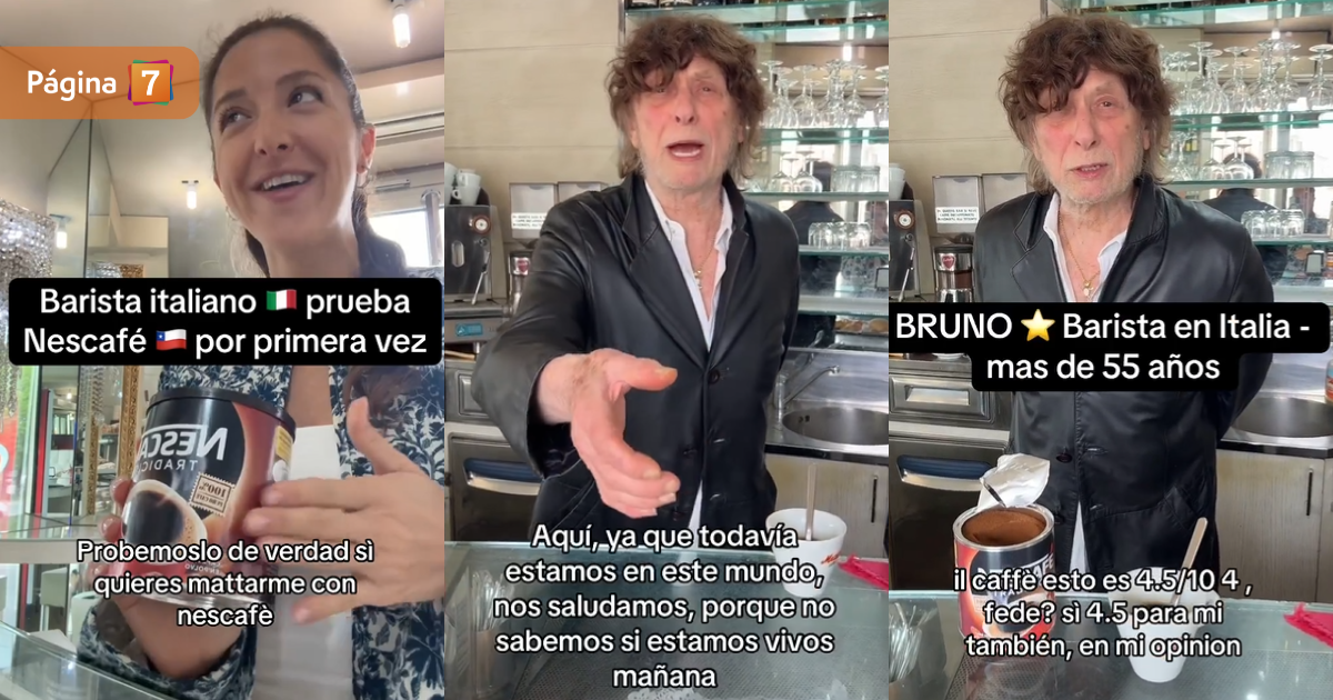Barista italiano calificó como un "veneno puro" el Nescafé tras probarlo por primera vez
