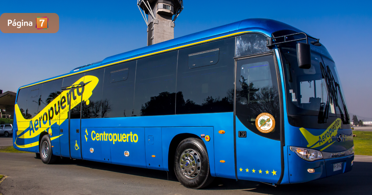 buses al aeropuerto de Santiago cambiarán punto de salida