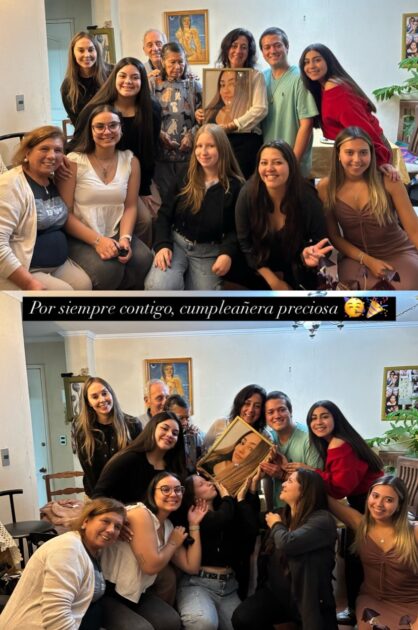 Celebración de cumpleaños de Anahí Espíndola