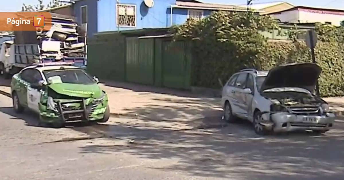 colisión patrulla en renca