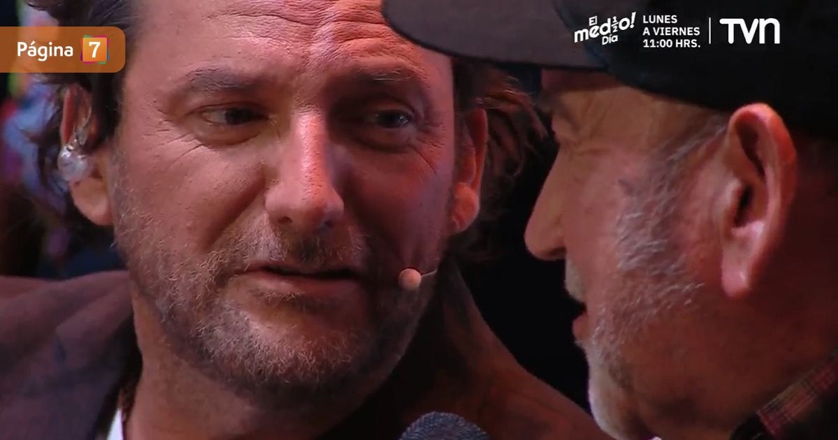 La charla de Daniel Fuenzalida y adulto mayor que emocionó a todos en Ahora Caigo