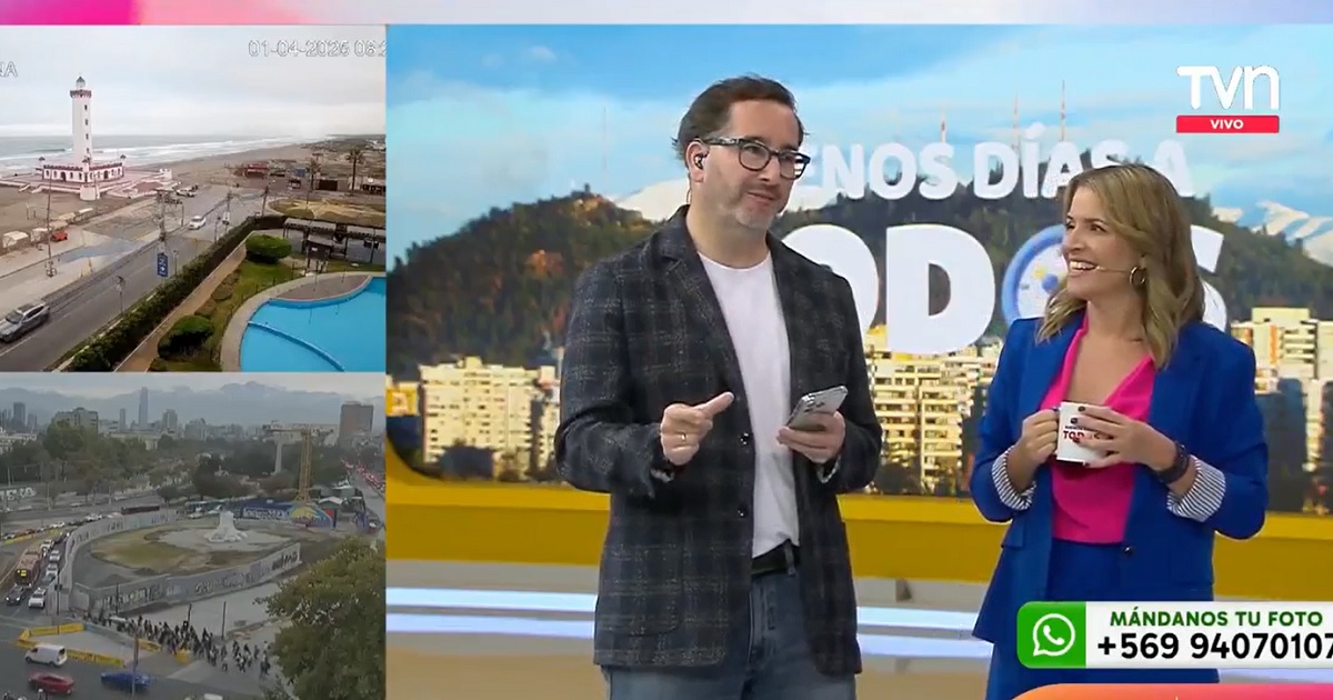 Eduardo Fuentes y Monse Álvarez en el Buenos días a todos