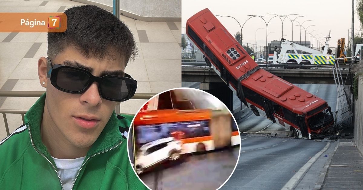 Influencer que chocó con Bus RED