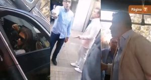 El confuso incidente de tránsito que protagonizaron Fernando Solabarrieta e Ivette Vergara