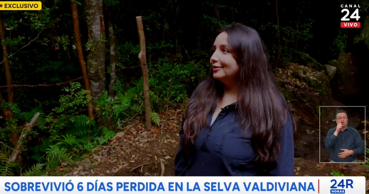 Habló Javiera Coña, joven que estuvo seis días desaparecida en Cochamó