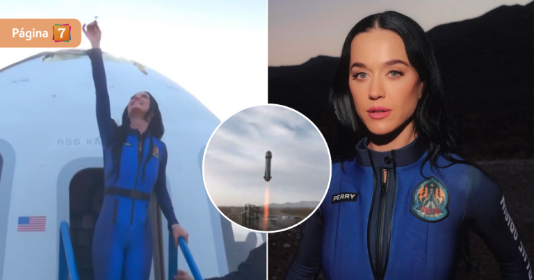 Aterrizó y besó La Tierra: así fue el vuelo al espacio de Katy Perry en la primera misión femenina