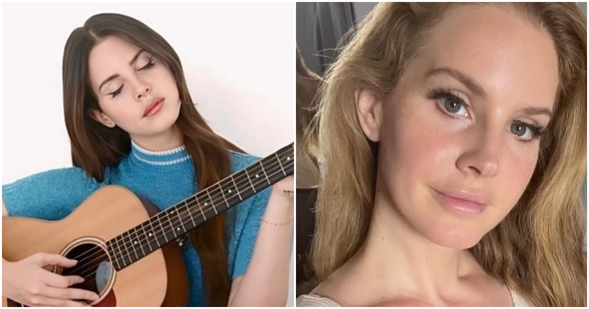 Lana del Rey compartió por primera vez una foto con su esposo