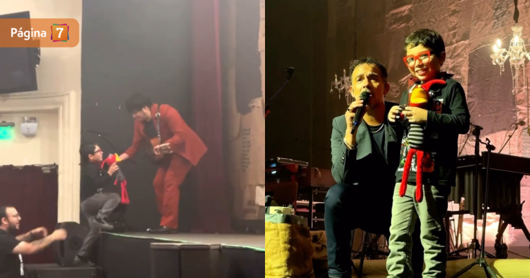 Los Bunkers sorprendieron al subir a pequeño fan al escenario en show acústico en el Teatro Nescafé