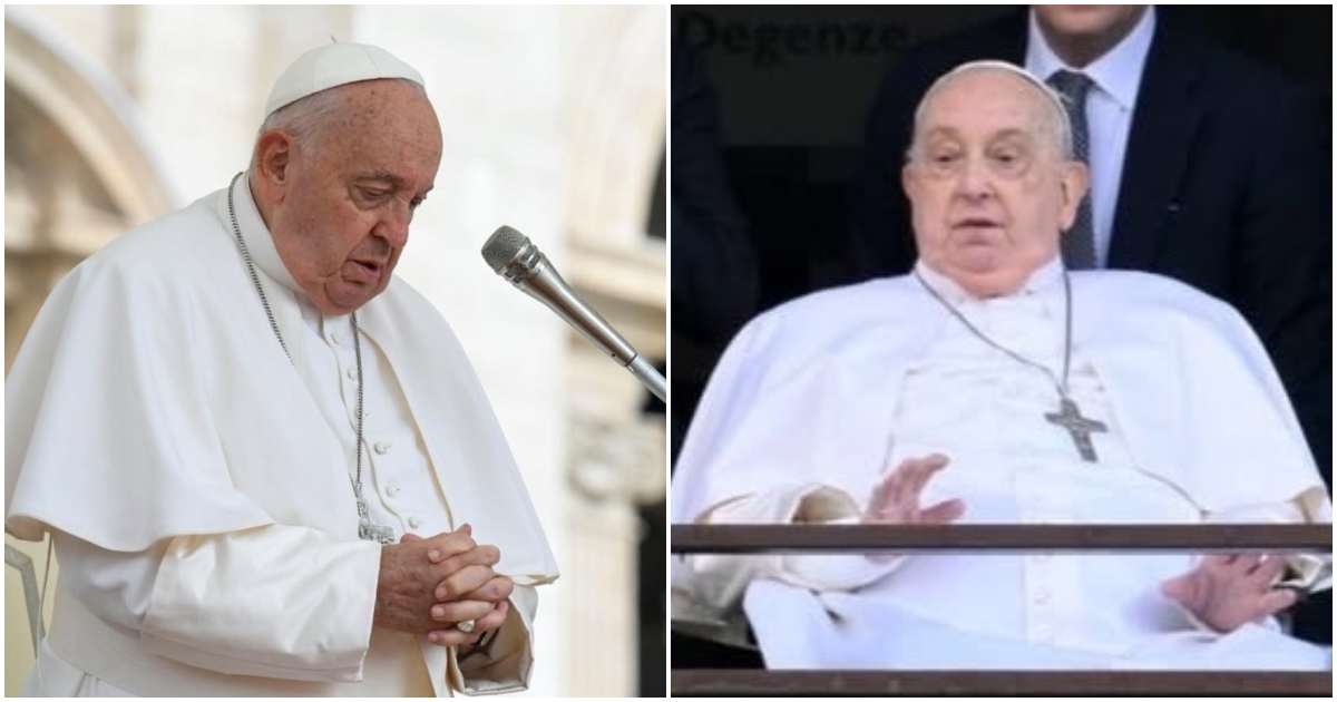 Papa Francisco apareció por sorpresa en la Plaza de San Pedro tras su hospitalización