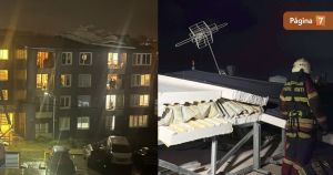 Temporal en Puerto Montt: techo de edificio colapsa y el agua inunda departamentos
