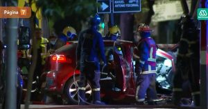 Tres mujeres murieron en un violento choque en Santiago