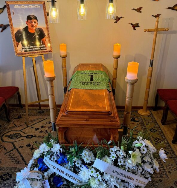 Velorio de Mateo Torres, joven asesinado en Nacimiento