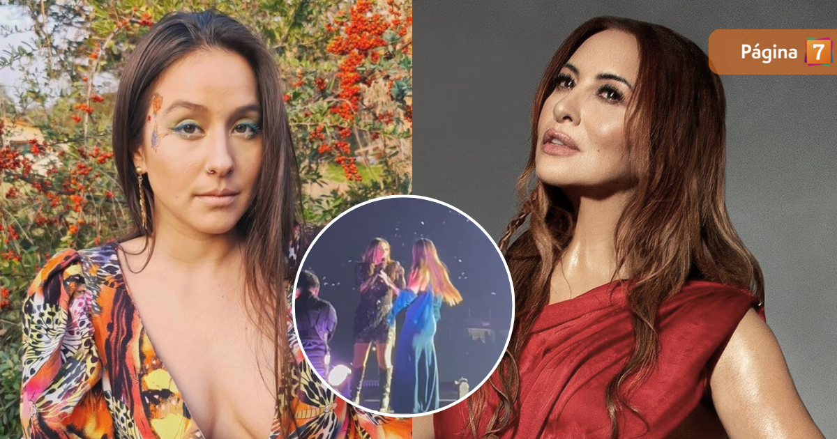 Así fue la aparición de Denise Rosenthal en el show de Myriam Hernández Te amamos por siempre