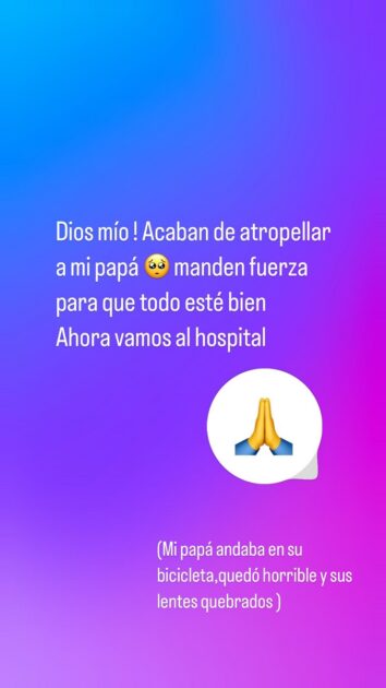 Camila Arismendi vive duro drama tras denunciar que su padre fue atropellado 