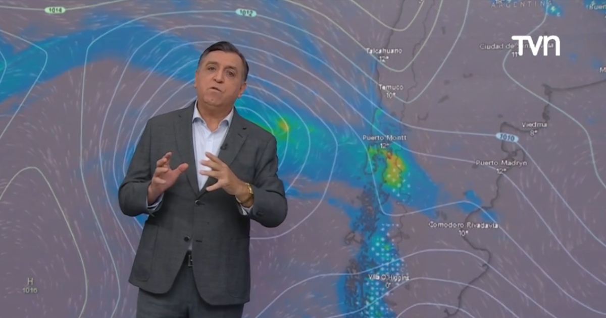Iván Torres: Se viene temporal en la zona centro sur