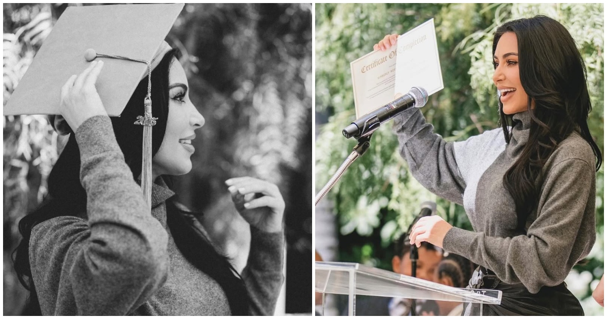 Kim Kardashian se graduó en Derecho sin haber asistido a la universidad