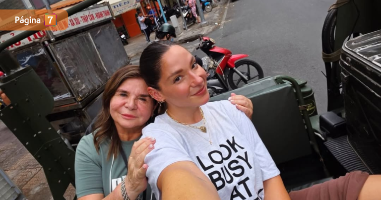 Kel Calderón recorre Vietnam junto a madre de Claudio Iturra: 