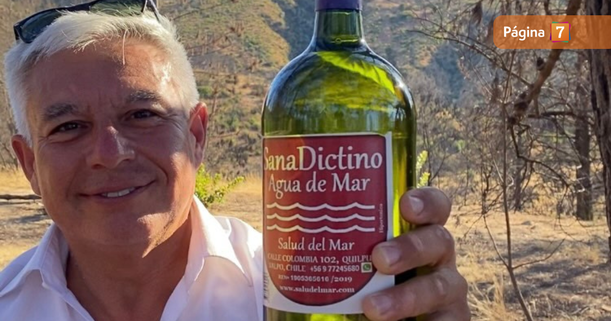 Pyme vende agua de mar como "la cura del cáncer" y otras enfermedades: botella vale $15 mil