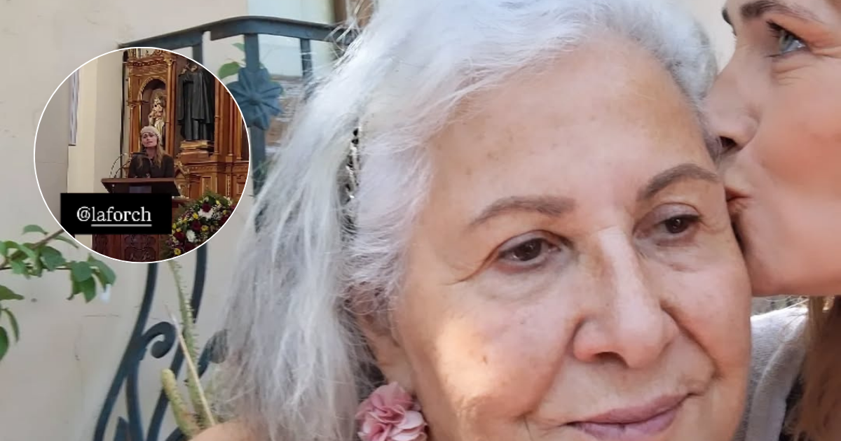 Amaya Forch dio sentida despedida a Teresita Reyes: interpretó canción en la iglesia