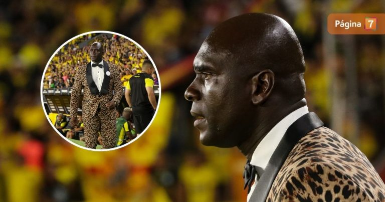 Segundo Castillo impactó con traje de leopardo en Copa Libertadores y desató ola de memes en redes