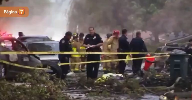 Reportan caída de avioneta en barrio residencial del sur de California: hay 