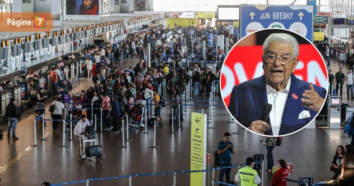 don francisco criticas al aeropuerto