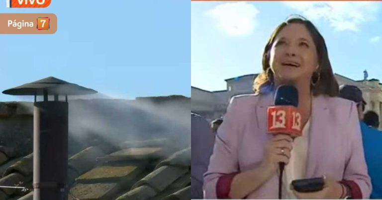 Mónica Pérez se emocionó casi hasta las lágrimas con elección del nuevo papa