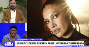 Panelista de Plan Perfecto confrontó con todo a ex mánager de Karen Paola: 