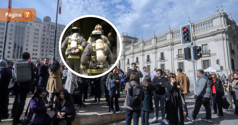 Evacúan Palacio de La Moneda por fuerte olor a gas en centro de Santiago