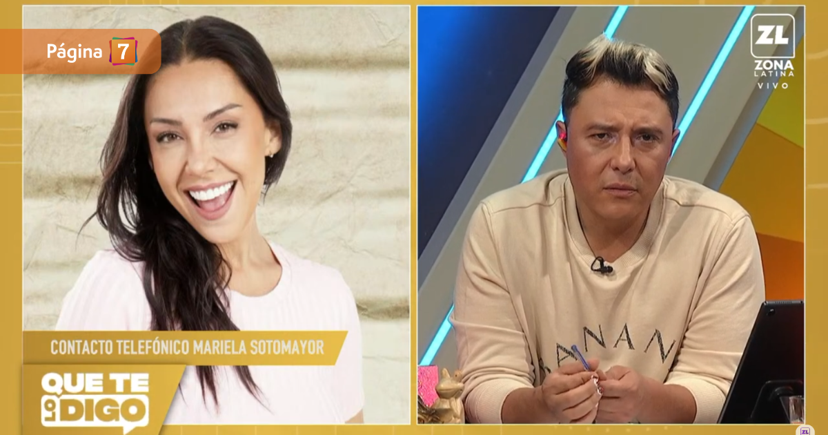 exaltado diálogo de Sergio Rojas con Mariela Sotomayor