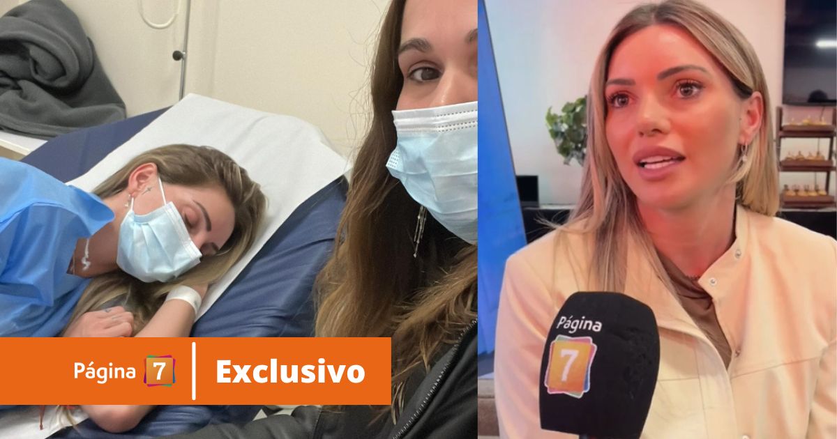 Faloon Larraguibel contó el problema real de salud que tuvo: “Me fui de inmediato a la clínica”