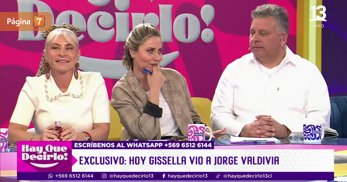 "No lo vi tan bien": Gissella Gallardo relata su inesperado encuentro con Jorge Valdivia