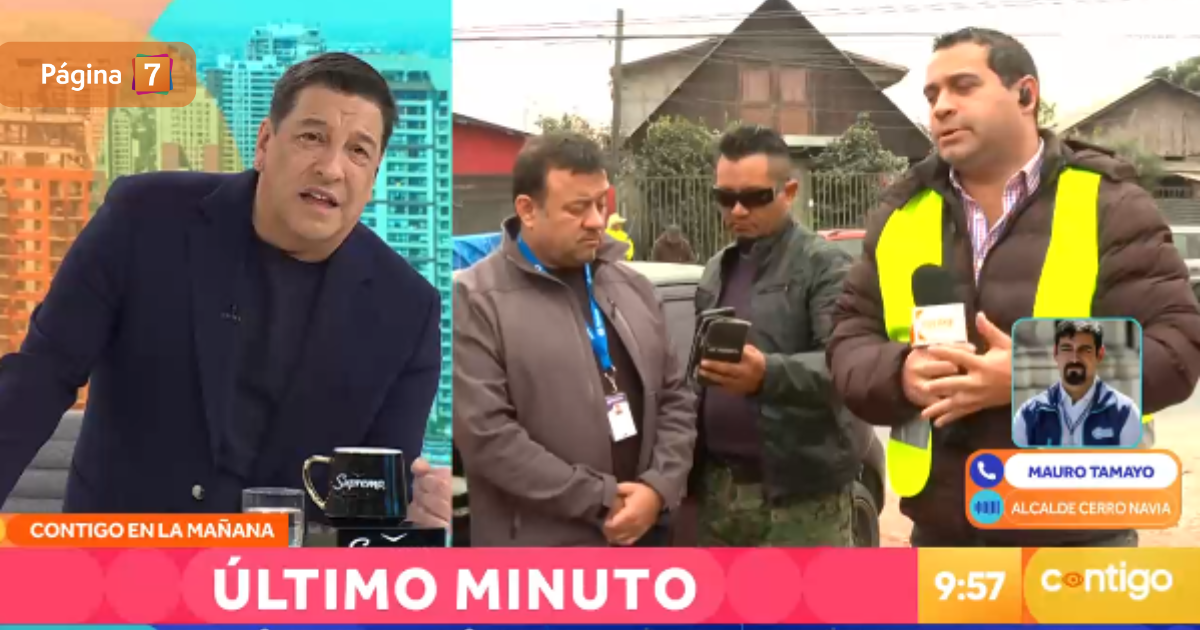 jc cruce con alcalde tamayo de cerro navia