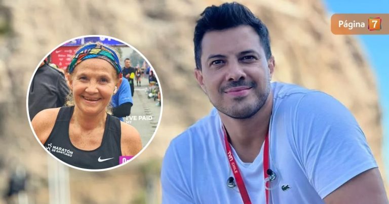 Mamá de Simón Oliveros finalizó los 42K en la Maratón de Santiago a sus 61 años: 
