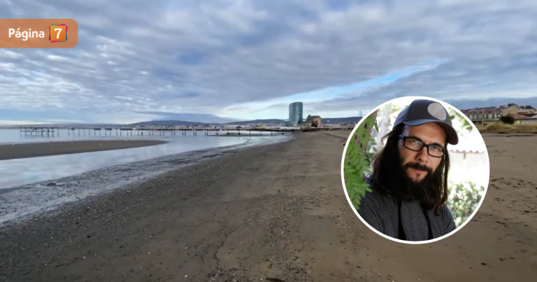 Marcelo Lagos explica video que muestra recogimiento del mar en borde costero de Punta Arenas