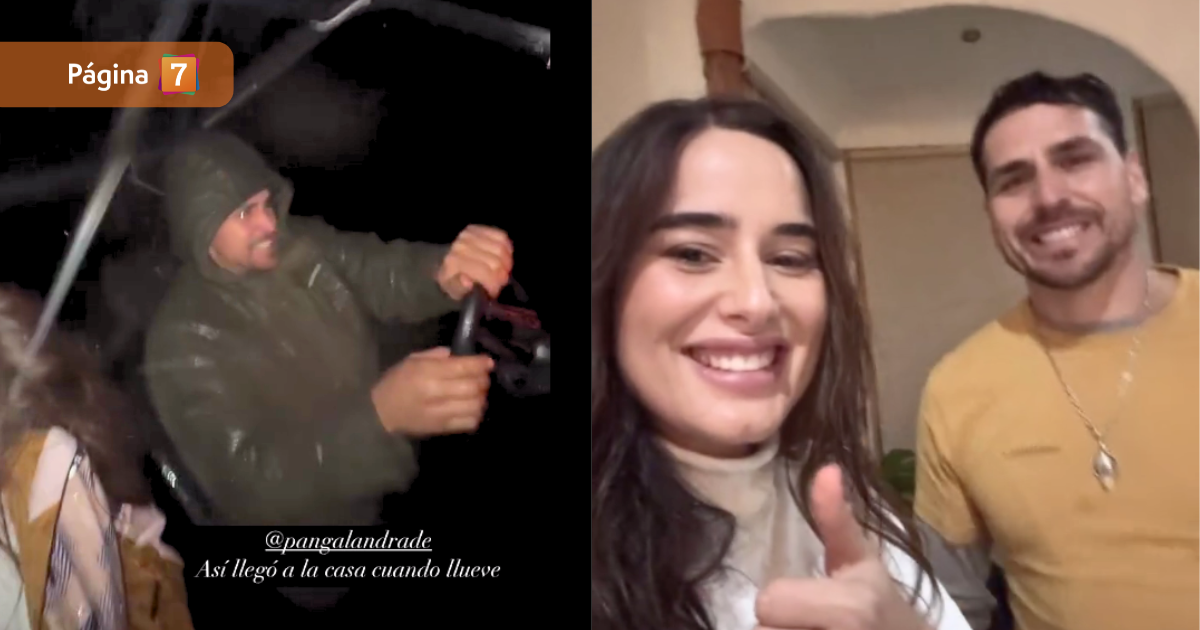 Así llegan Pangal y Meli Noto a su casa en el Cajón del Maipo cuando llueve
