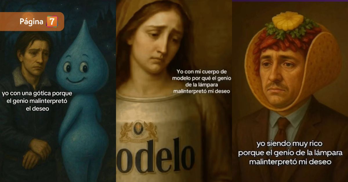 Meme pero el genio malinterpreto mi deseo