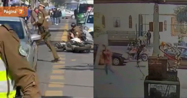 Motochorro murió baleado por Carabineros en San Bernardo: video muestra momento del tiroteo