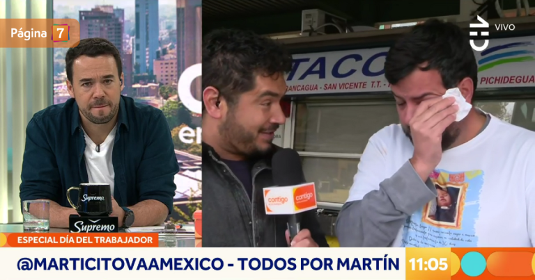 Emotivo momento: padre consiguió millonaria suma para tratamiento de su hijo en matinal de CHV