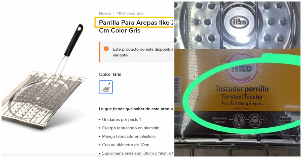 polémica por uso de parrilla para arepas