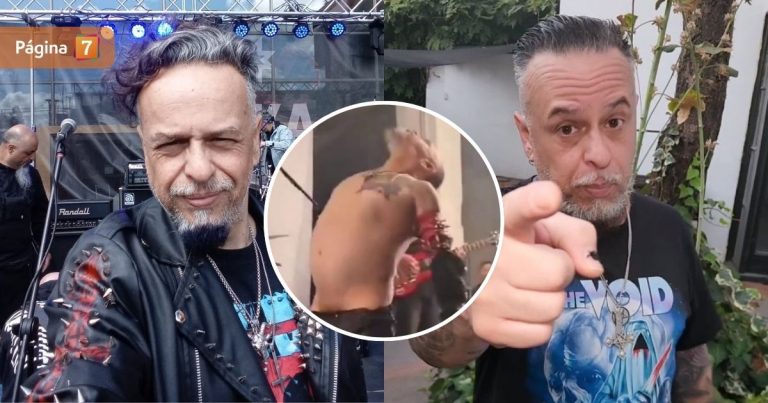 Generó polémica: Rodrigo ‘Pera’ Cuadra se descontroló y terminó desnudo en pleno show de su banda