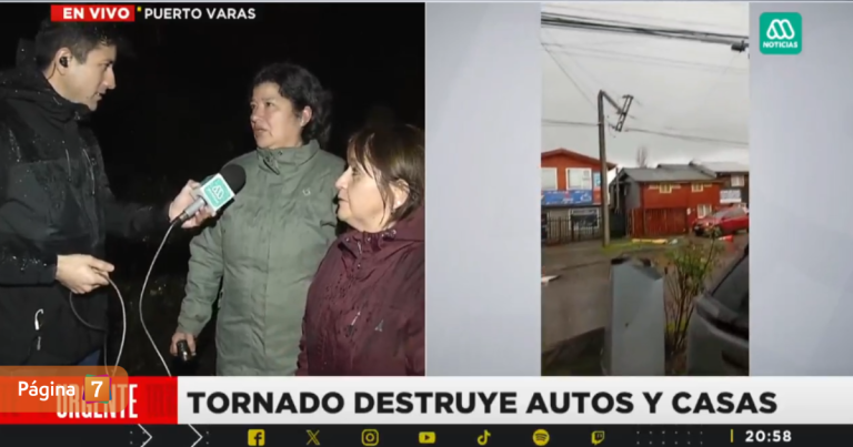 Dramático relato de vecinos afectados por tornado en Puerto Varas: 