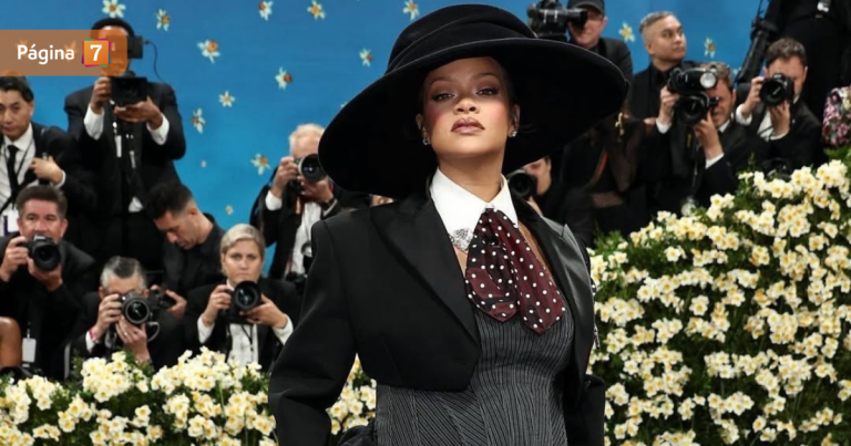 Rihanna confirma que espera su tercer bebé junto a A$AP Rocky en la Met Gala 2025