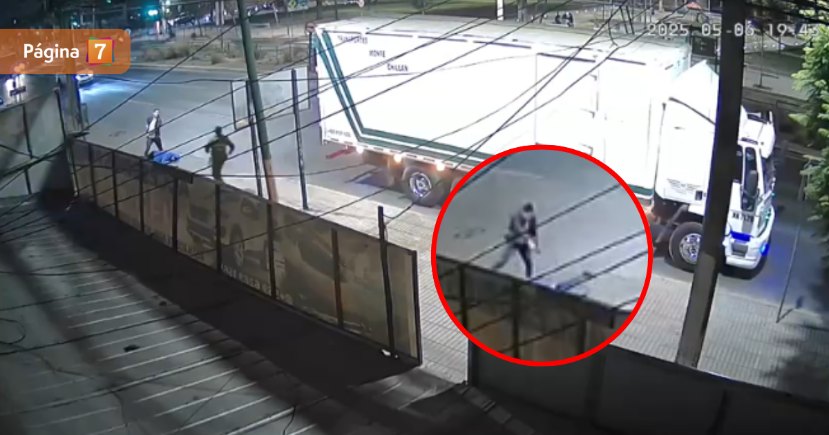 Se encuentra en riesgo vital delincuente que robó camión en Cerrillos: fue baleado por Carabineros