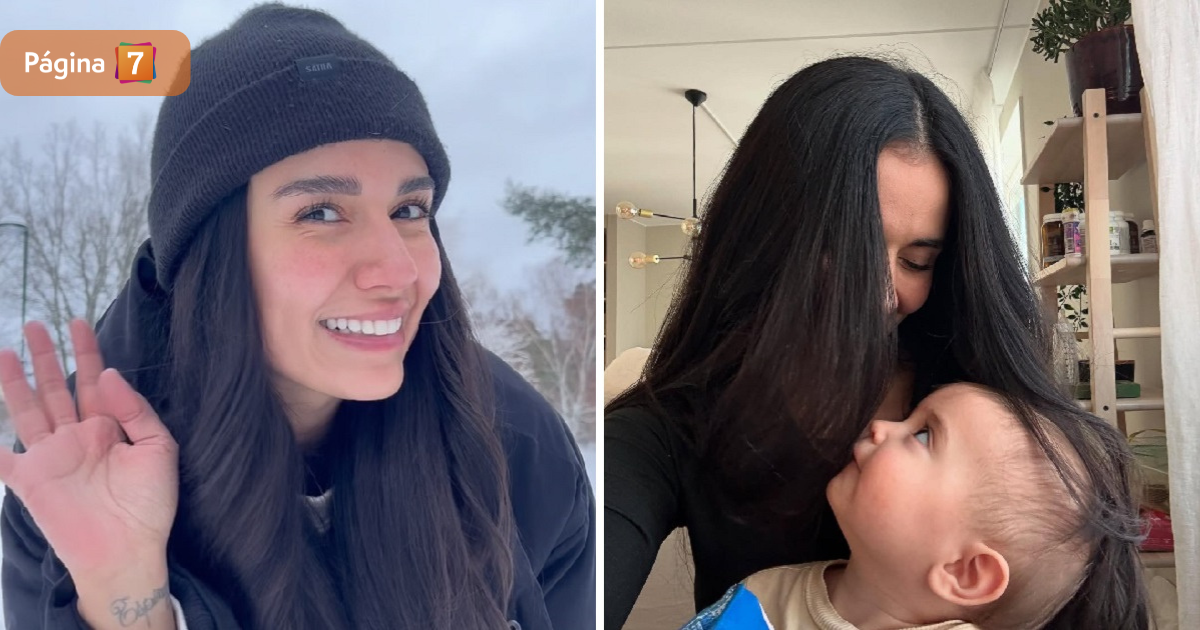 Steffi Méndez compartió fotos de su hijo