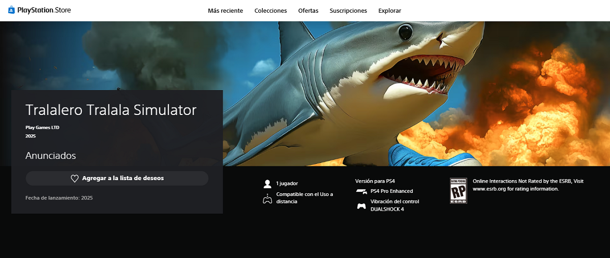 ¿Tralalero Tralala y sus amigos llegan a PlayStation? Inesperado anuncio descolocó a jugadores