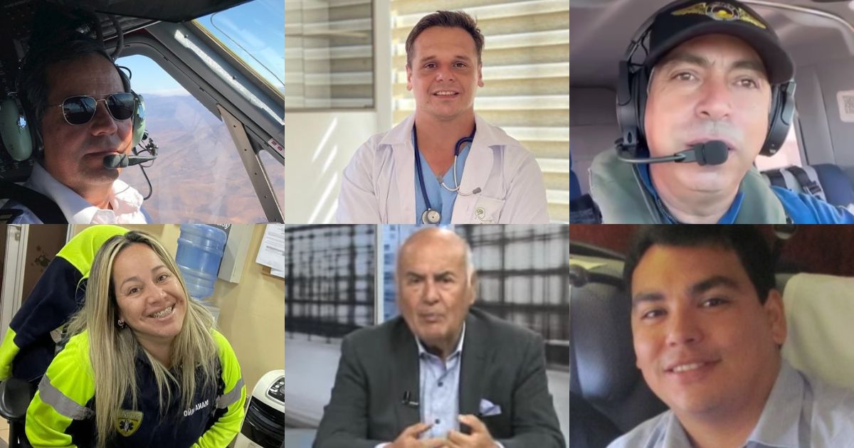 Víctimas avioneta accidentada en Curacavi