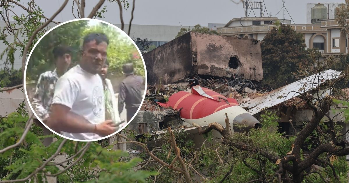 El milagro tras accidente del Air India: detallan como se habría salvado el único sobreviviente