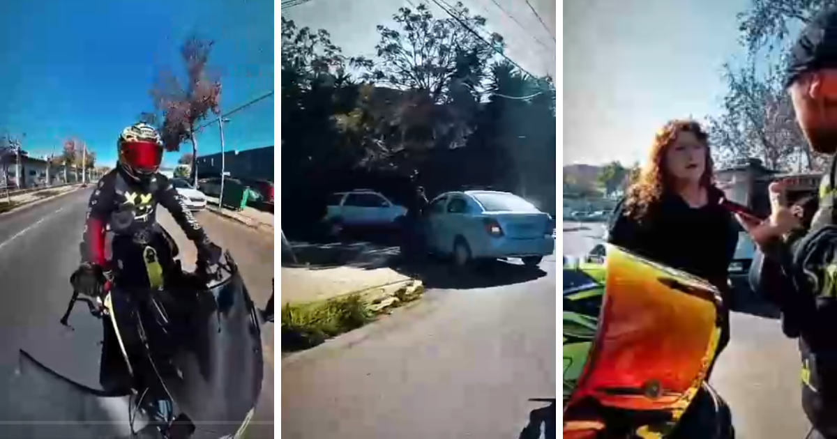 VIDEO| Motociclista detuvo a mujer que atropelló a adulto mayor e intentó fugarse: "Él se cruzó po'"